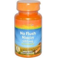 Вітамін В3 Ніацин No Flush Niacin Thompson 500 мг 30 капсул