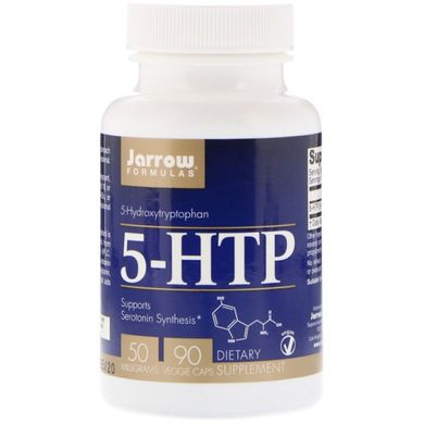 5-НТР 5-гідрокси L-триптофан Jarrow Formulas 50 мг 90 капсул