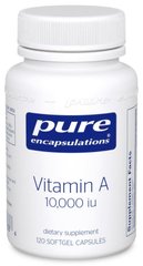 Фотография - Вітамін A Vitamin A Pure Encapsulations 10000 МО 120 капсул
