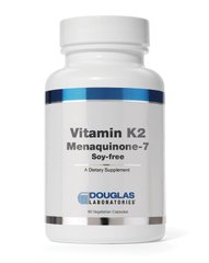 Фотография - Витамин K2 Vitamin K2 Menaquinone-7 Douglas Laboratories 60 капсул
