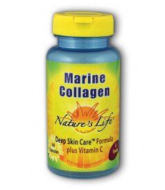 Морский коллаген Marine Collagen Natures Life 60 капсул