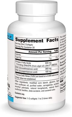 Фотография - Омега-3 Omega-3S EPA-DHA Source Naturals для веганов 300 мг 60 капсул