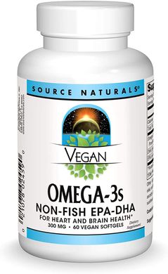 Фотография - Омега-3 Omega-3S EPA-DHA Source Naturals для веганів 300 мг 60 капсул