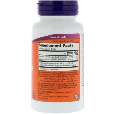 Фотография - Фосфатидилсерин Phosphatidyl Serine Now Foods 150 мг 60 таблеток