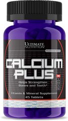 Кальцій Calcium Plus Ultimate Nutrition 45 таблеток