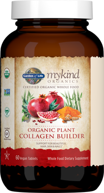 Органический растительный коллаген для женщин Organic Plant Collagen Builder Garden of Life 60 таблеток