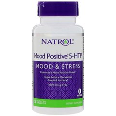 5-HTP 5- гидрокси L-триптофан Mood Positive Natrol 50 таблеток
