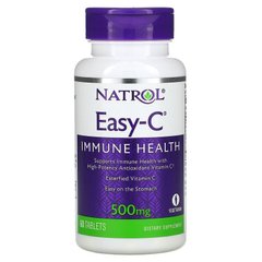 Фотография - Вітамін C Easy-C Natrol 500 мг 60 таблеток