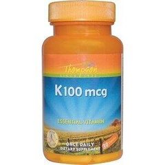 Фотография - Витамин К Vitamin K 100 Thompson 100 мкг 30 капсул