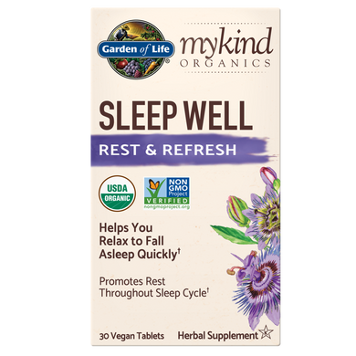 Фотография - Комплекс для сна MyKind Organics Sleep Well Garden of Life 30 таблеток