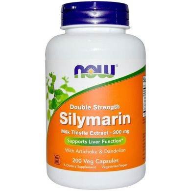 Расторопша Silymarin Now Foods 300 мг 200 капсул