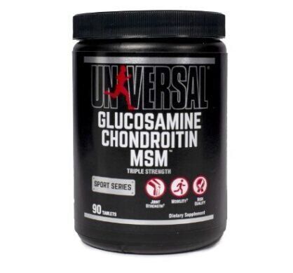 Фотография - Глюкозамін і хондроїтин Glucosamine Chondroitin MSM Universal Nutrition 90 таблеток