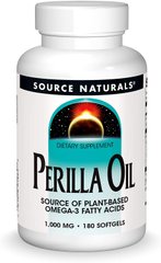 Фотография - Масло перилли Perilla Oil Source Naturals 1000 мг 90 капсул