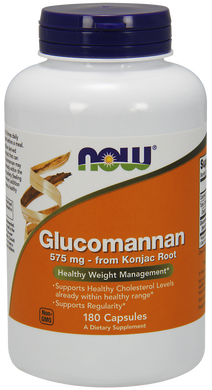Фотография - Глюкоманнан Glucomannan Now Foods 575 мг 180 капсул