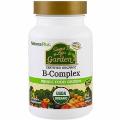 Комплекс витаминов В Source of Life B-Complex Nature's Plus 60 капсул