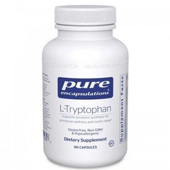 L-триптофан l-Tryptophan Pure Encapsulations 90 капсул