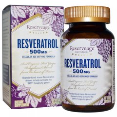 Ресвератрол Resveratrol ReserveAge Nutrition 500 мг 60 капсул