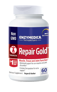 Фотография - Серрапептаза для суглобів Repair Gold Enzymedica 60 капсул