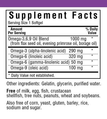 Фотография - Омега 3 6 9 Omega-3 & 6 & 9 Bluebonnet Nutrition 90 капсул