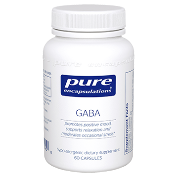Фотография - Гамма-аминомасляная кислота GABA Pure Encapsulations 60 капсул