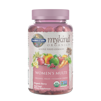 Вітаміни для жінок MyKind Organics Women`s Multi Garden of Life 120 жувальних цукерок