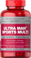 Фотография - Вітаміни ультра для чоловіків Ultra Man™ Sports Multivitamins Puritan's Pride 90 капсул