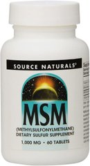 Фотография - МСМ с Вітаміном С MSM with Vitamin C Source Naturals 1000мг 60 таблеток