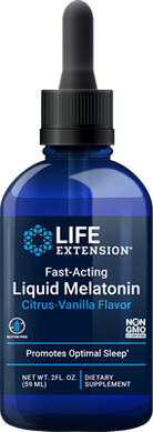 Фотография - Мелатонин жидкий быстродействующий Fast-Acting Liquid Melatonin Life Extension цитрус ваниль 59 мл