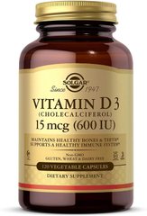 Фотография - Вітамін D3 Vitamin D3 Solgar 600 МО 120 капсул