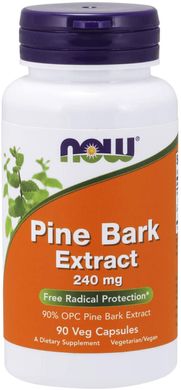 Пикногенол (кора сосны) Pine Bark Now Foods 240 мг 90 капсул