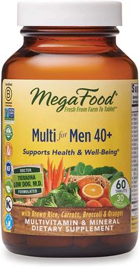 Фотография - Витамины для мужчин 40+ Multi for Men 40+ MegaFood 60 таблеток