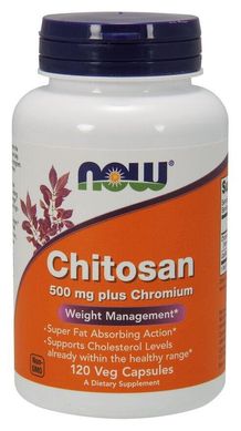 Фотография - Хітозан Chitosan Now Foods 500 мг 240 капсул