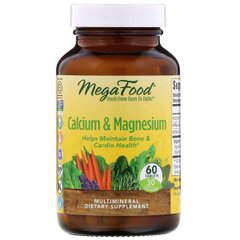 Кальцій і Магній Calcium & Magnesium MegaFood 60 таблеток