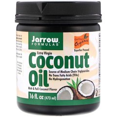 Фотография - Кокосовое масло Organic Extra Virgin Coconut Oil Jarrow Formulas 473 мл