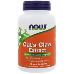 Котячий кіготь екстракт Cat's Claw Now Foods 120 капсул