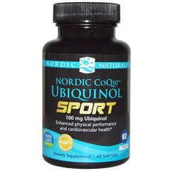 Фотография - Убихинол Q10 для спортсменов CoQ10 Ubiquinol Sport Nordic Naturals 100 мг 60 капсул
