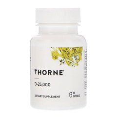 Фотография - Витамин D Vitamin D-25 000 Thorne Research 60 капсул