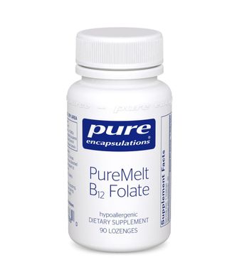 Витамин B12 PureMelt B12 Folate Pure Encapsulations 60 капсул