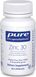 Цинк Zinc Pure Encapsulations 30 мг 60 капсул