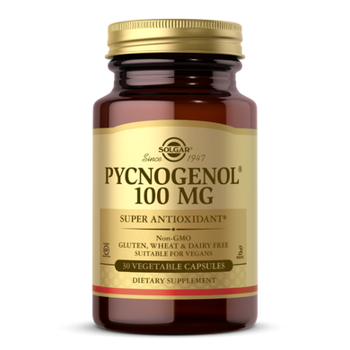 Пікногенол (кора сосни) Pycnogenol Solgar 100 мг 30 капсул