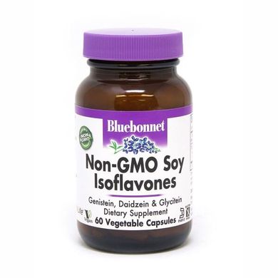 Соевые изофлавоны Non-GMO Soy Isoflavones Bluebonnet Nutrition 60 капсул