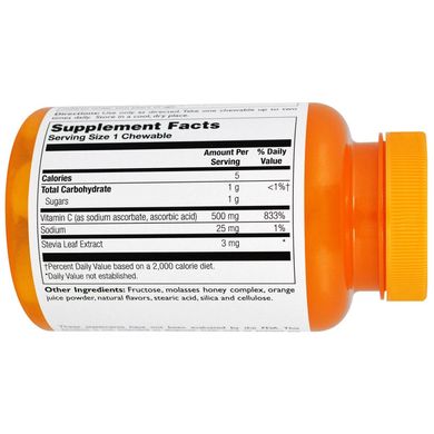 Фотография - Витамин С Vitamin C Chewable Thompson жевательный апельсин 500 мг 60 таблеток