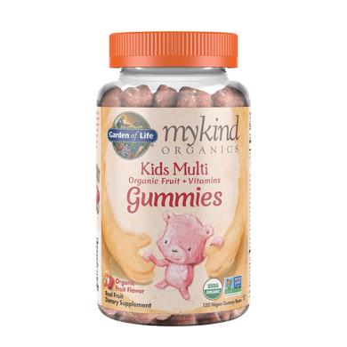Витамины для детей Mykind Organics Kids Multi Fruit Garden of Life фрукты 120 жевательных конфет