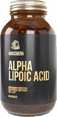 Альфа-липоевая кислота Alpha Lipoic Acid Grassberg 60 мг 60 капсул