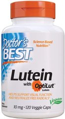 Фотография - Лютеїн Lutein with OptiLut Doctor's Best 10 мг 120 капсул