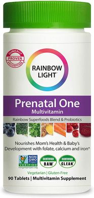 Вітаміни для вагітних Prenatal One Rainbow Light 90 таблеток