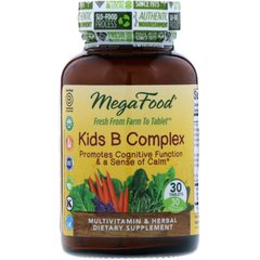 Комплекс вітаминів В для дітей Kids B Complex MegaFood 30 таблеток