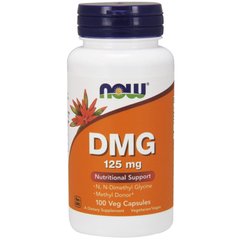 Фотография - Диметилгліцин DMG Now Foods 125 мг 100 капсул