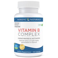 Комплекс виаминов B Vitamin B Complex Nordic Naturals 45 капсул
