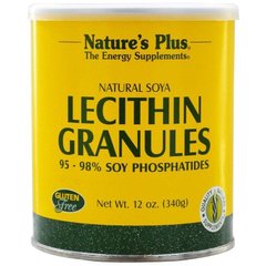 Фотография - Лецитин із сої Lecithin Granules Nature's Plus 1200 мг гранули 340 г